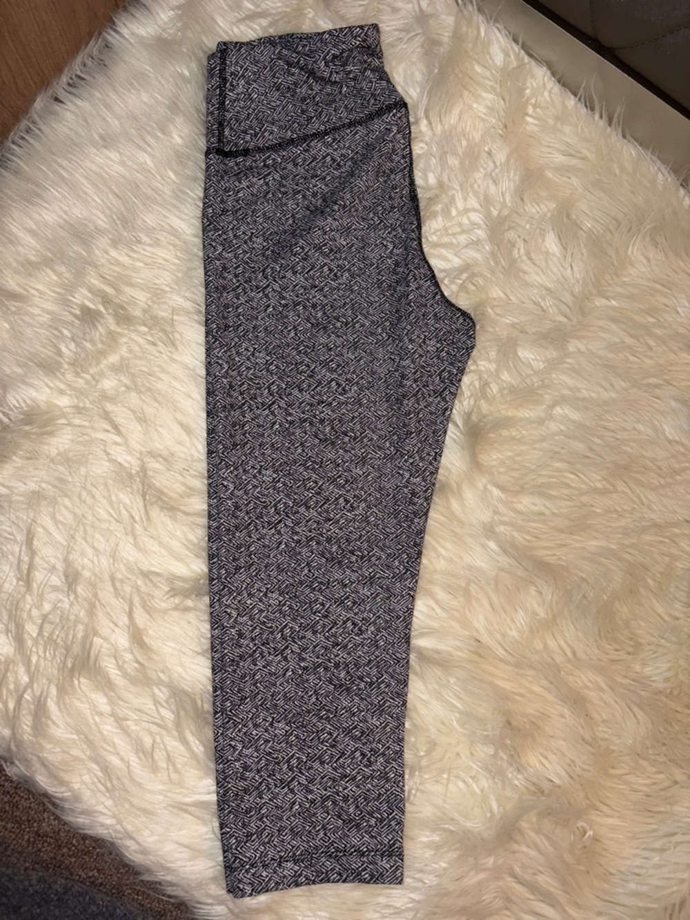 Women’s Marled Black & White Leggings